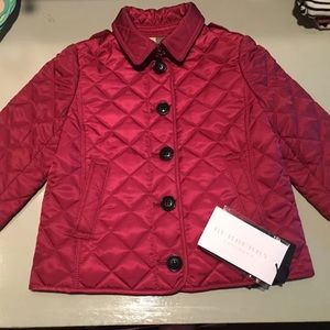 Burberry jacket size 4T